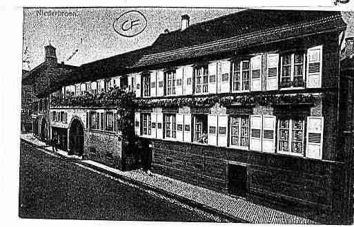 Ville de NIEDERBRONNLESBAINS Carte postale ancienne