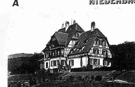 Ville de NIEDERBRONNLESBAINS Carte postale ancienne