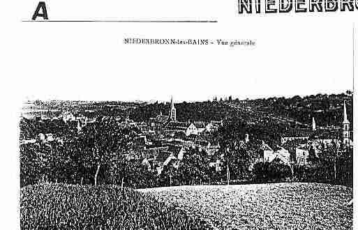 Ville de NIEDERBRONNLESBAINS Carte postale ancienne