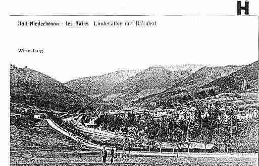 Ville de NIEDERBRONNLESBAINS Carte postale ancienne  Ville de NIEDERBRONNLESBAINS Carte postale ancienne