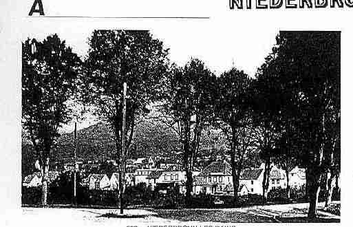 Ville de NIEDERBRONNLESBAINS Carte postale ancienne