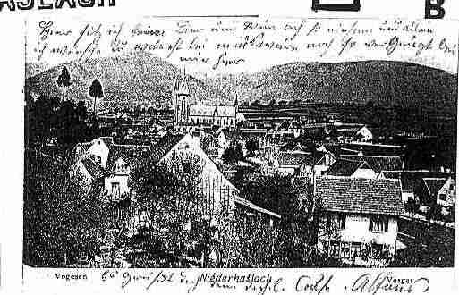 Ville de NIEDERHASLACH Carte postale ancienne