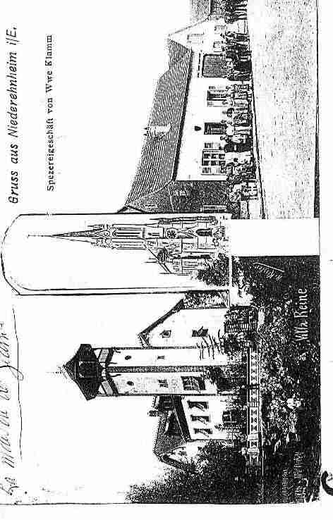 Ville de NIEDERNAI Carte postale ancienne