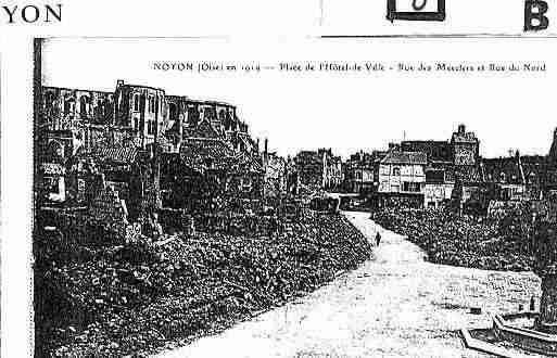 Ville de NOYON Carte postale ancienne