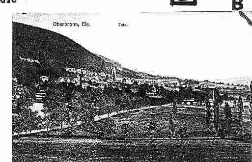 Ville de OBERBRONN Carte postale ancienne