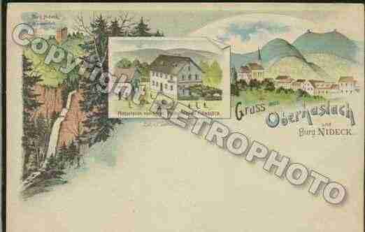 Ville de OBERHASLACH Carte postale ancienne