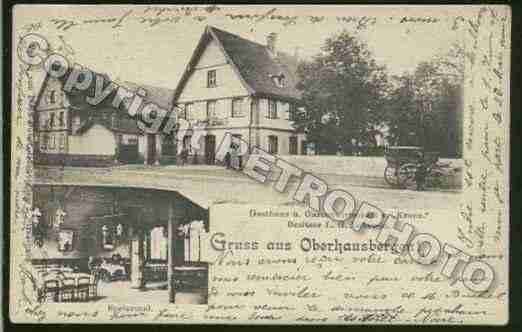 Ville de OBERHAUSBERGEN Carte postale ancienne