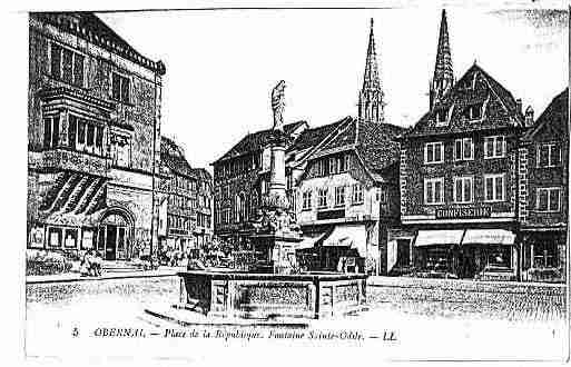 Ville de OBERNAI Carte postale ancienne