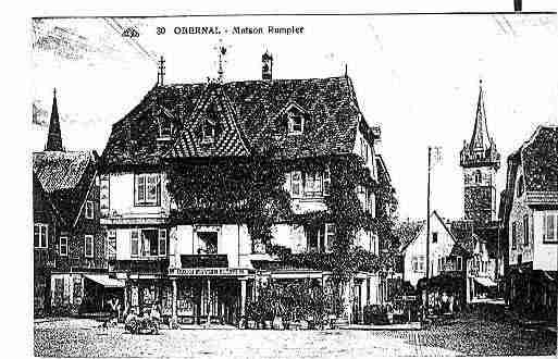 Ville de OBERNAI Carte postale ancienne