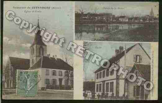 Ville de OFFENDORF Carte postale ancienne