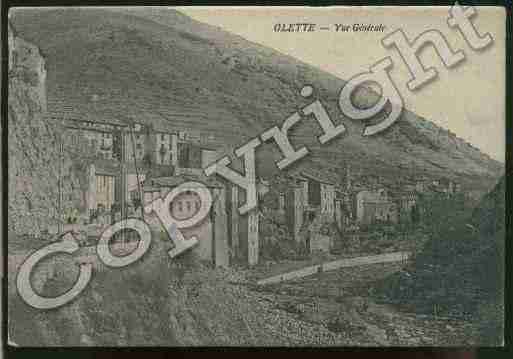 Ville de OLETTE Carte postale ancienne