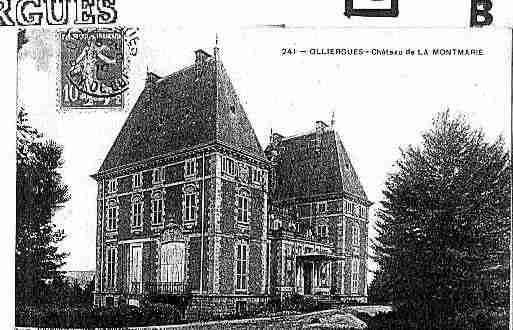 Ville de OLLIERGUES Carte postale ancienne