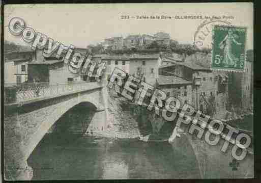 Ville de OLLIERGUES Carte postale ancienne