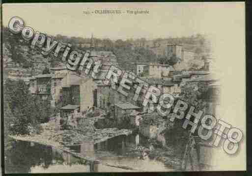 Ville de OLLIERGUES Carte postale ancienne