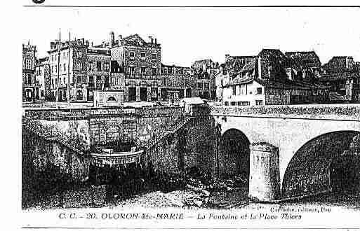 Ville de OLORONSAINTEMARIE Carte postale ancienne