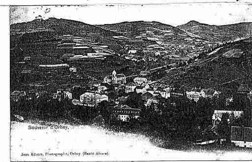 Ville de ORBEY Carte postale ancienne