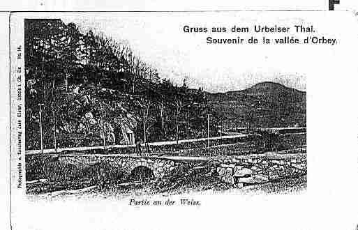 Ville de ORBEY Carte postale ancienne