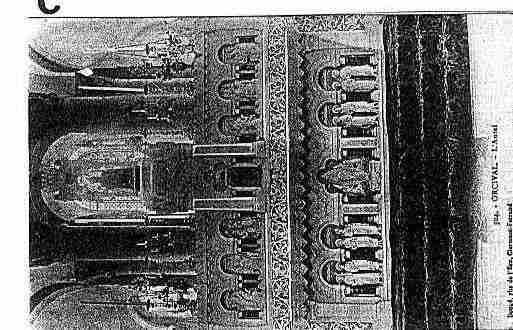 Ville de ORCIVAL Carte postale ancienne