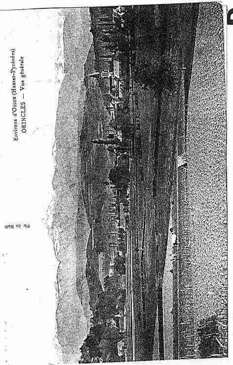 Ville de ORINCLES Carte postale ancienne