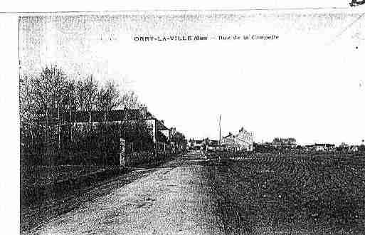 Ville de ORRYLAVILLE Carte postale ancienne