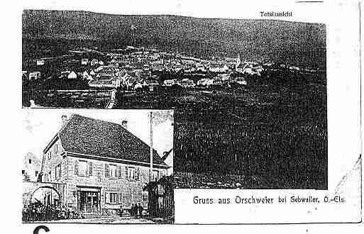 Ville de ORSCHWIHR Carte postale ancienne