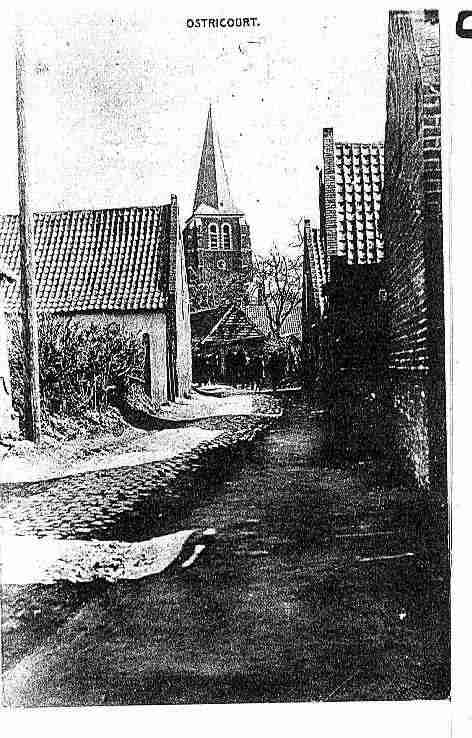 Ville de OSTRICOURT Carte postale ancienne
