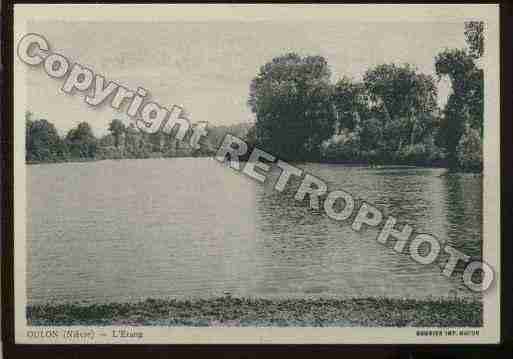 Ville de OULON Carte postale ancienne