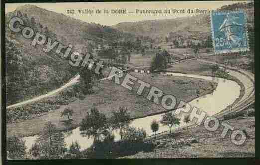 Ville de PERRIER Carte postale ancienne