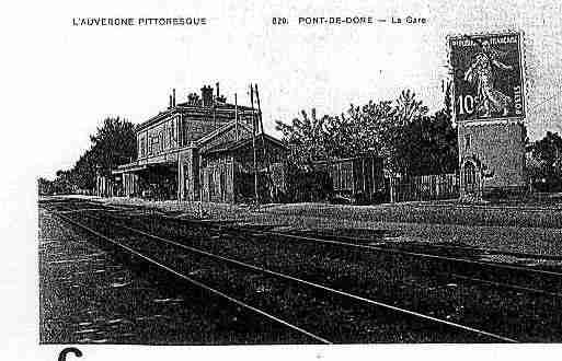 Ville de PESCHADOIRES Carte postale ancienne