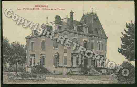 Ville de PESCHADOIRES Carte postale ancienne