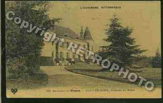 Ville de PESCHADOIRES Carte postale ancienne