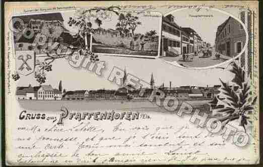 Ville de PFAFFENHOFFEN Carte postale ancienne