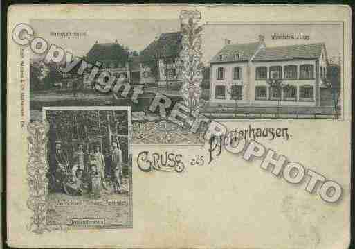 Ville de PFETTERHOUSE Carte postale ancienne