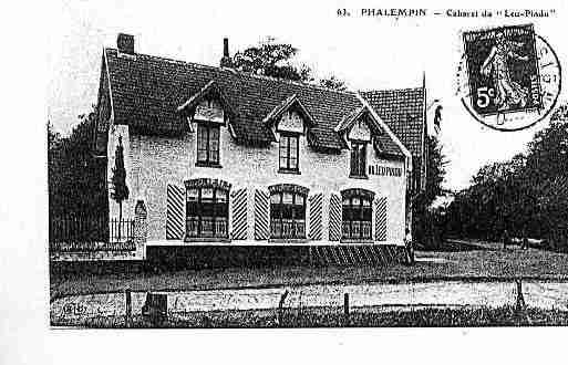 Ville de PHALEMPIN Carte postale ancienne