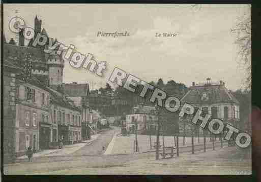 Ville de PIERREFONDS Carte postale ancienne