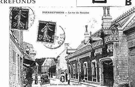 Ville de PIERREFONDS Carte postale ancienne