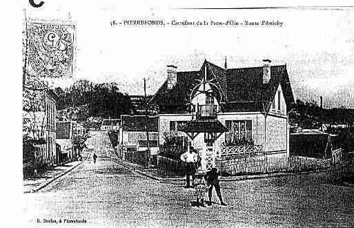 Ville de PIERREFONDS Carte postale ancienne