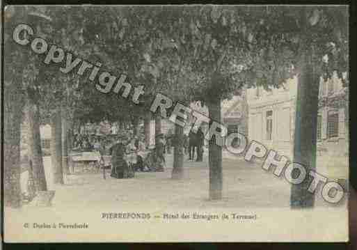 Ville de PIERREFONDS Carte postale ancienne