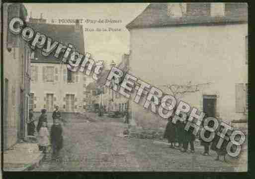 Ville de PIONSAT Carte postale ancienne