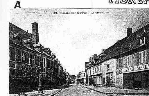 Ville de PIONSAT Carte postale ancienne