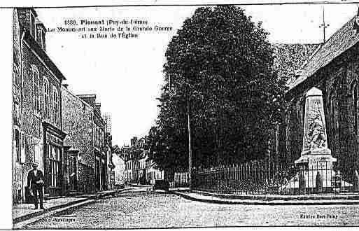 Ville de PIONSAT Carte postale ancienne