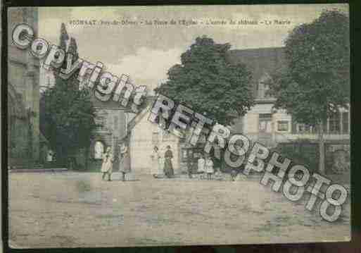 Ville de PIONSAT Carte postale ancienne