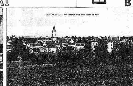 Ville de PIONSAT Carte postale ancienne