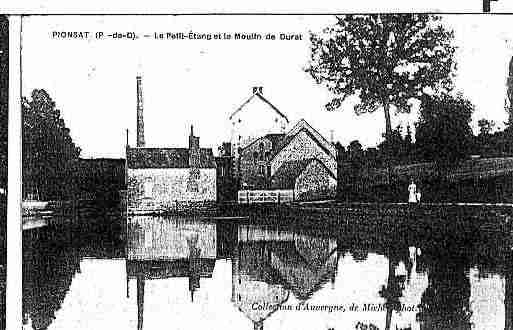 Ville de PIONSAT Carte postale ancienne