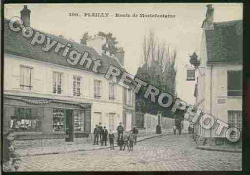 Ville de PLAILLY Carte postale ancienne