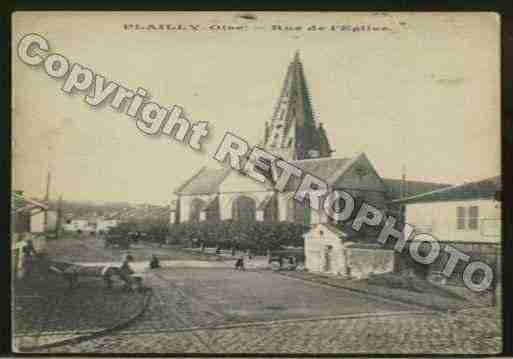 Ville de PLAILLY Carte postale ancienne