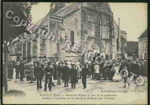 Ville de PLAILLY Carte postale ancienne