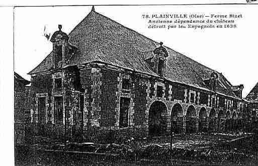 Ville de PLAINVILLE Carte postale ancienne