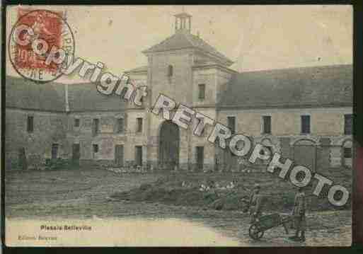 Ville de PLESSISBELLEVILLE(LE) Carte postale ancienne