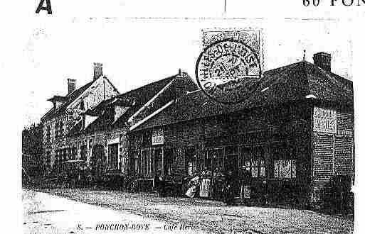 Ville de PONCHON Carte postale ancienne